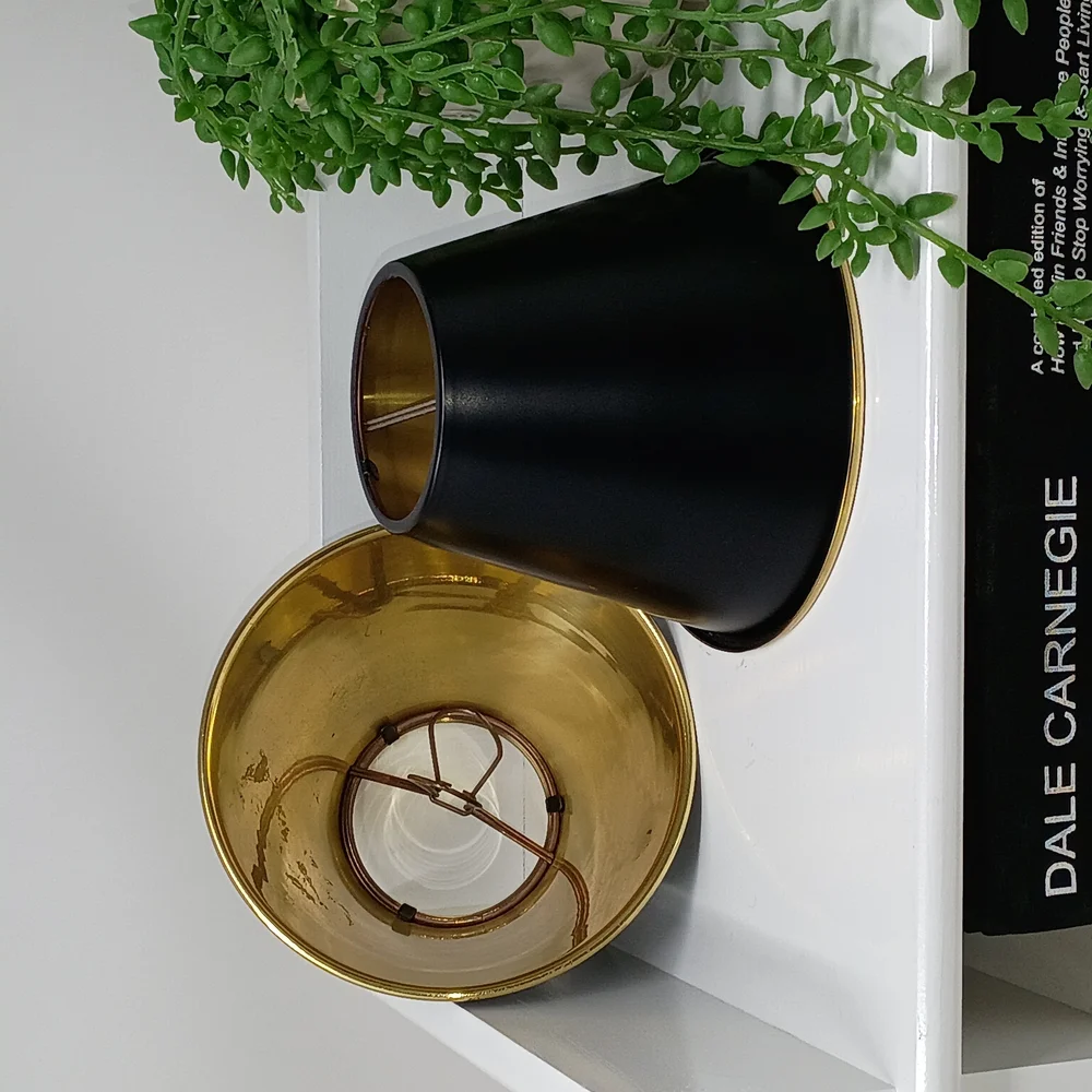 Black and Gold Lampshade